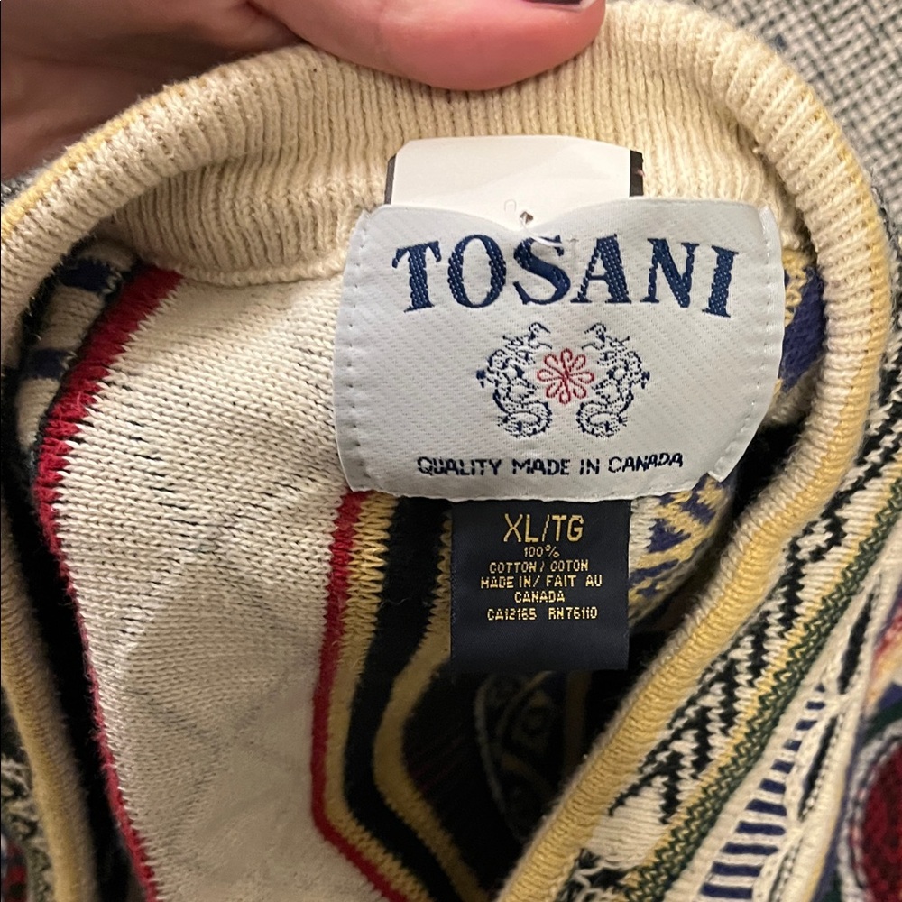 Vintage coogi style cardigan - Picture 4 of 6